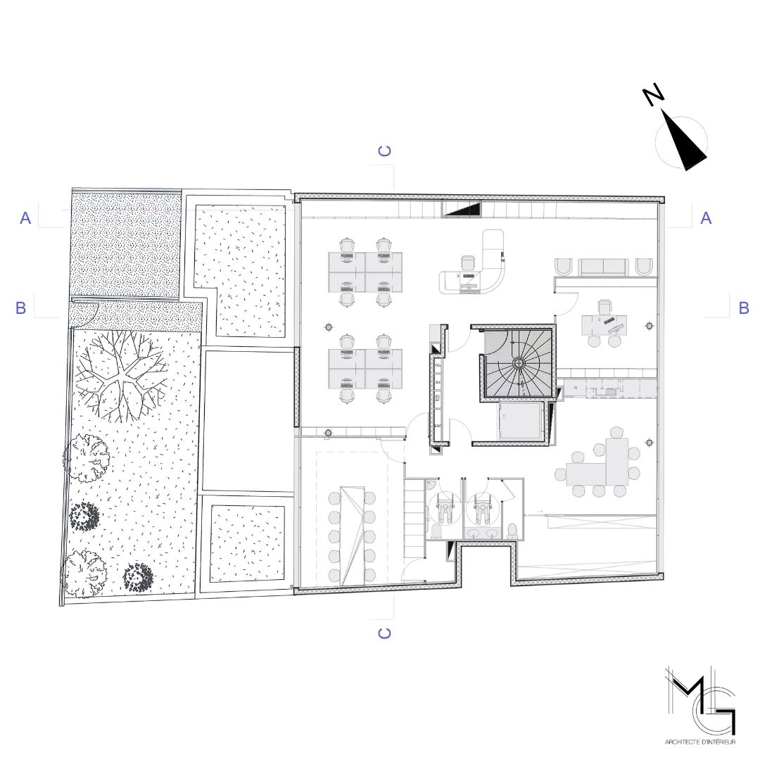 Bureau d'Entreprise - plan 1
